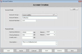 Financial Accounting Enterprise Edition screenshot 3