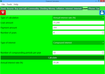 Financial Calculator screenshot