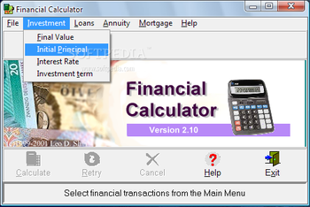 Financial Calculator screenshot