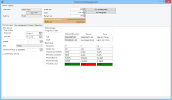 Financial Risk Management screenshot