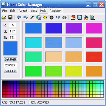 Finch Color Manager screenshot