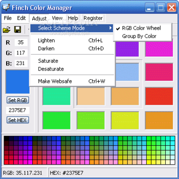 Finch Color Manager screenshot 2