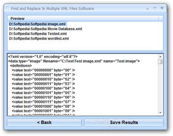 Find and Replace In Multiple XML Files Software screenshot 2