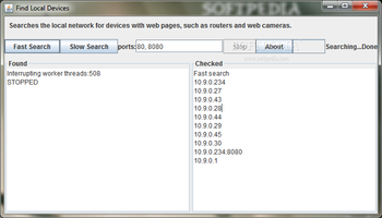 Find Local Devices screenshot
