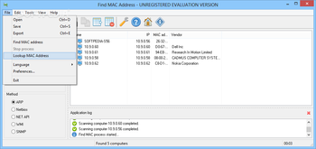 Find MAC Address screenshot 2