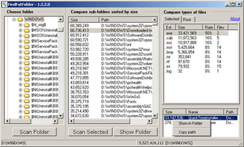 FindFatFolder screenshot