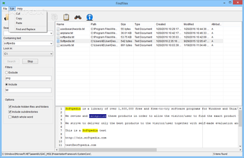 FindfileX screenshot 3