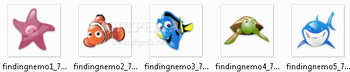 Finding Nemo Icons screenshot