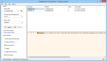 FindMeInFile screenshot