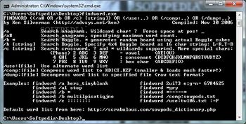 FINDWORD screenshot