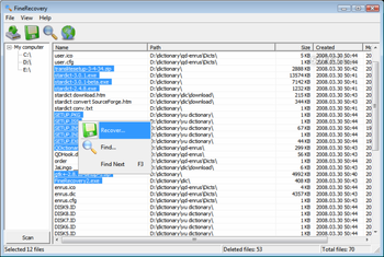 FineRecovery for NTFS screenshot 3