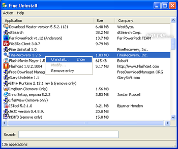 FineUninstall screenshot 3