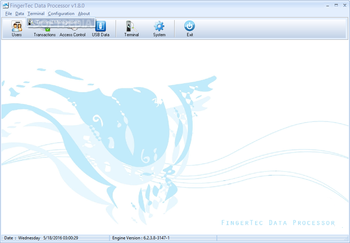 FingerTec Data Processor screenshot 4