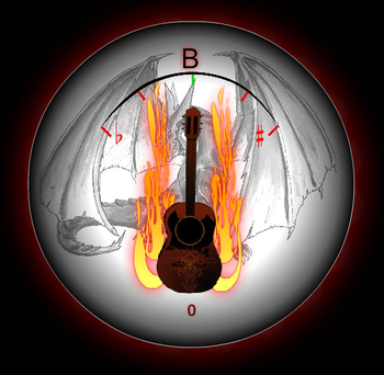 Fire Guitar Tuner screenshot 2
