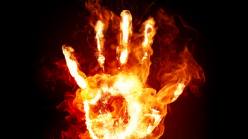 Fire Hands Screensaver screenshot