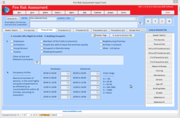 Fire Premises Risk Assessment Management screenshot 2