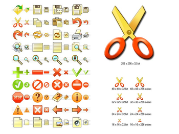 Fire Toolbar Icons screenshot