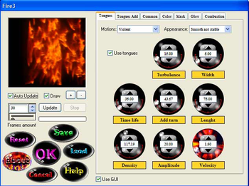 Fire3 for Photoshop screenshot 2