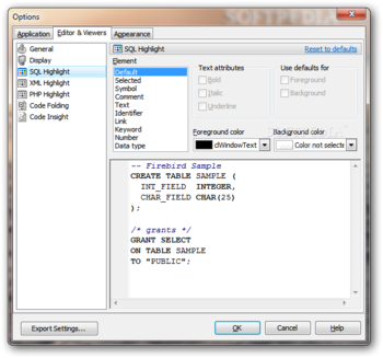 Firebird Code Factory screenshot 10