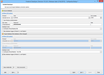 Firebird Data Sync screenshot