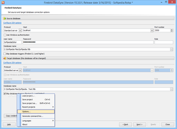 Firebird Data Sync screenshot 2