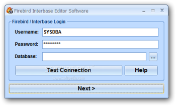 Firebird Interbase Editor Software screenshot