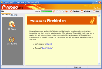 Firebird MP3 screenshot