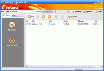 Firebird MP3 screenshot 2