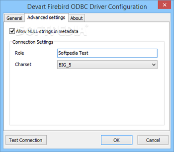 Firebird ODBC driver screenshot 3