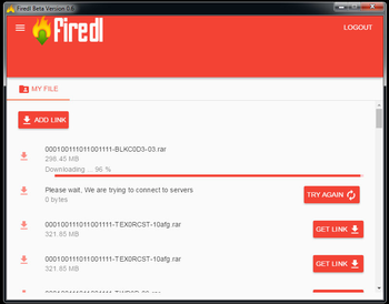 firedl v0.6 screenshot 3