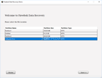 Fireebok Data Recovery screenshot 2