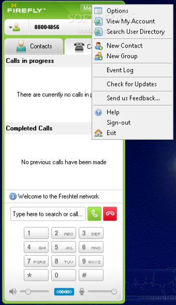 Firefly Internet Phone screenshot 3