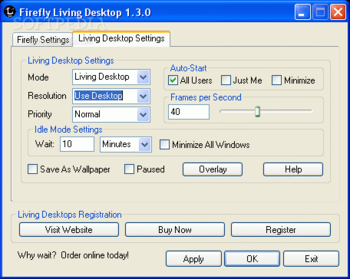 Firefly Living Desktop screenshot 3