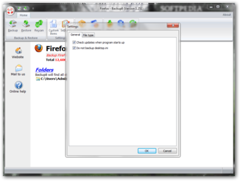 Firefox Backup8 screenshot 3