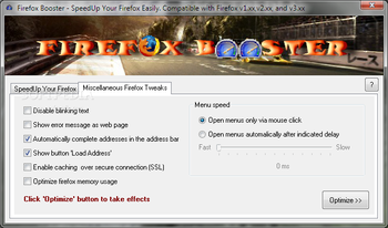 Firefox Booster screenshot 2