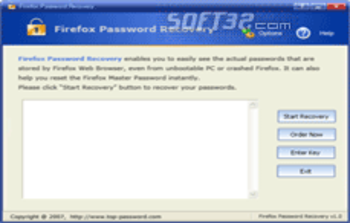 Firefox Password Recovery screenshot 3