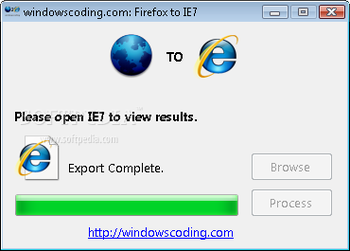 FireFox To IE7 screenshot