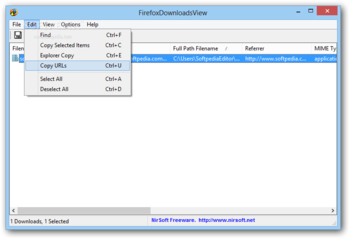 FirefoxDownloadsView screenshot 3
