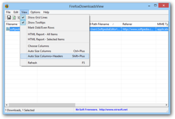 FirefoxDownloadsView screenshot 4
