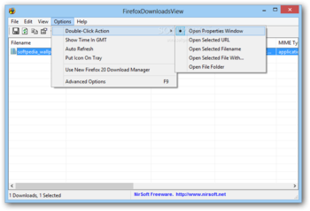 FirefoxDownloadsView screenshot 5