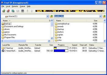 FireFTP screenshot