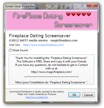 Fireplace Dating Screensaver screenshot 2