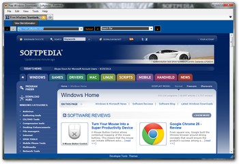 FireWeb screenshot