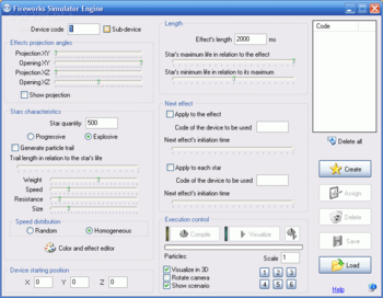Fireworks Simulator Engine screenshot