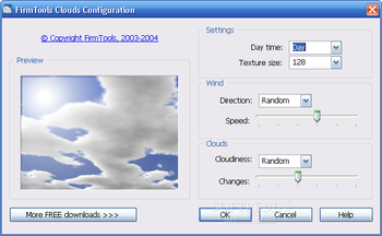 FirmTools Clouds Screensaver screenshot 2