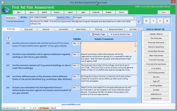 First Aid Risk Assessment Management screenshot 2