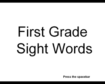 First Grade Words screenshot