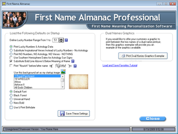 First Name Almanac Professional screenshot 3