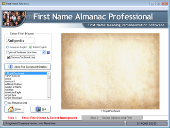 First Name Almanac Professional screenshot 4
