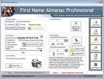 First Name Almanac Professional screenshot 5